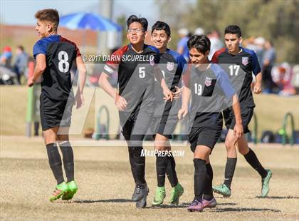 Thumbnail 1 in NFL Yet Academy vs. Chandler Prep (AIA 3A Quarterfinal)  photogallery.