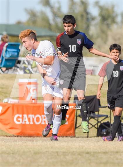 Thumbnail 1 in NFL Yet Academy vs. Chandler Prep (AIA 3A Quarterfinal)  photogallery.