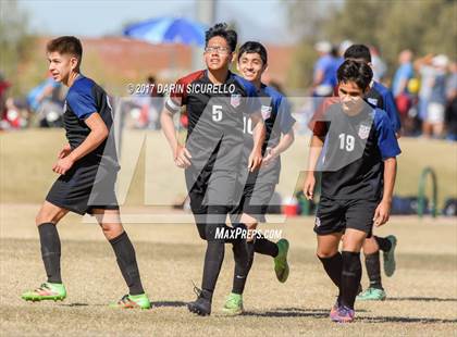 Thumbnail 2 in NFL Yet Academy vs. Chandler Prep (AIA 3A Quarterfinal)  photogallery.