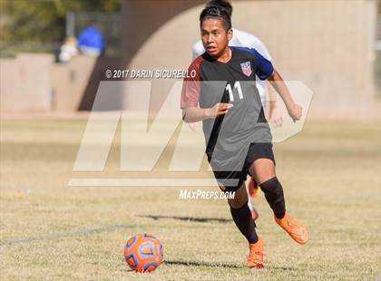 Thumbnail 1 in NFL Yet Academy vs. Chandler Prep (AIA 3A Quarterfinal)  photogallery.