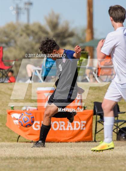 Thumbnail 1 in NFL Yet Academy vs. Chandler Prep (AIA 3A Quarterfinal)  photogallery.