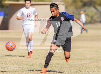 Thumbnail 2 in NFL Yet Academy vs. Chandler Prep (AIA 3A Quarterfinal)  photogallery.