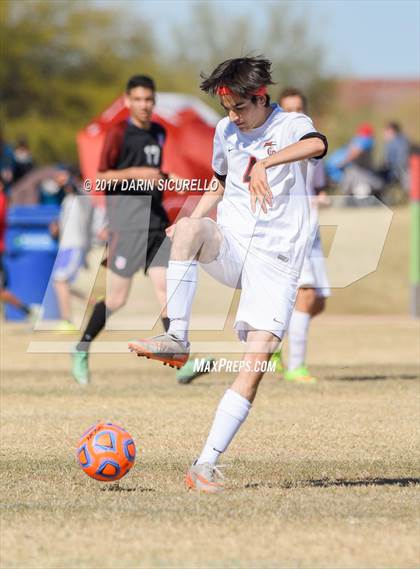 Thumbnail 1 in NFL Yet Academy vs. Chandler Prep (AIA 3A Quarterfinal)  photogallery.