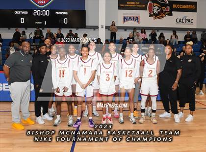 Thumbnail 3 in Crestwood Prep College (Canada) vs. Bishop McNamara (Nike Tournament of Champions) photogallery.