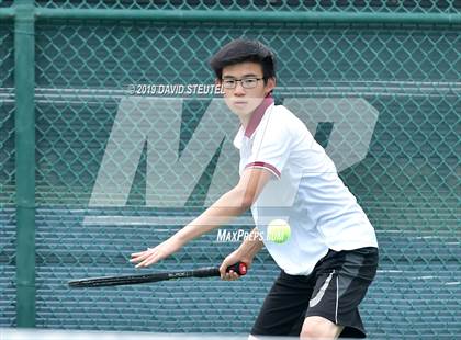 Thumbnail 3 in Menlo School vs. Lowell (CIF NorCal Regional Team Tennis Championships) photogallery.