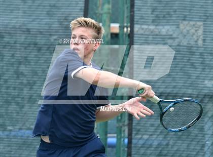 Thumbnail 3 in Menlo School vs. Lowell (CIF NorCal Regional Team Tennis Championships) photogallery.