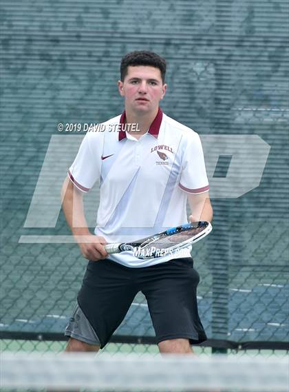 Thumbnail 3 in Menlo School vs. Lowell (CIF NorCal Regional Team Tennis Championships) photogallery.