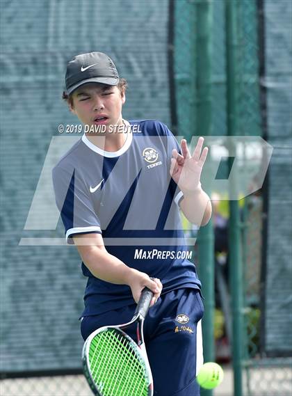 Thumbnail 2 in Menlo School vs. Lowell (CIF NorCal Regional Team Tennis Championships) photogallery.