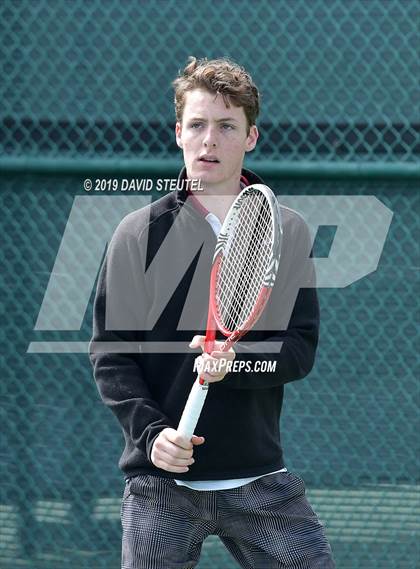 Thumbnail 2 in Menlo School vs. Lowell (CIF NorCal Regional Team Tennis Championships) photogallery.