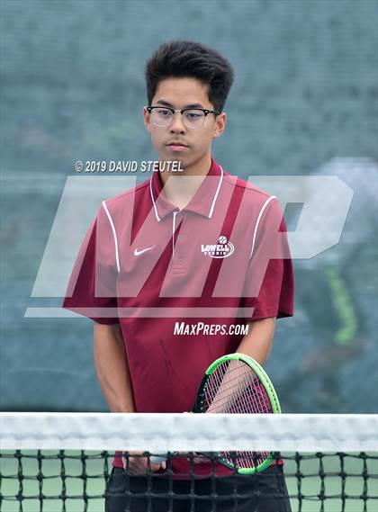 Thumbnail 3 in Menlo School vs. Lowell (CIF NorCal Regional Team Tennis Championships) photogallery.