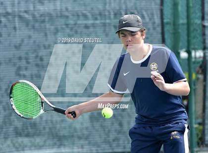 Thumbnail 1 in Menlo School vs. Lowell (CIF NorCal Regional Team Tennis Championships) photogallery.