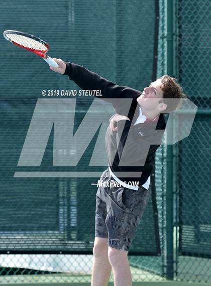 Thumbnail 2 in Menlo School vs. Lowell (CIF NorCal Regional Team Tennis Championships) photogallery.