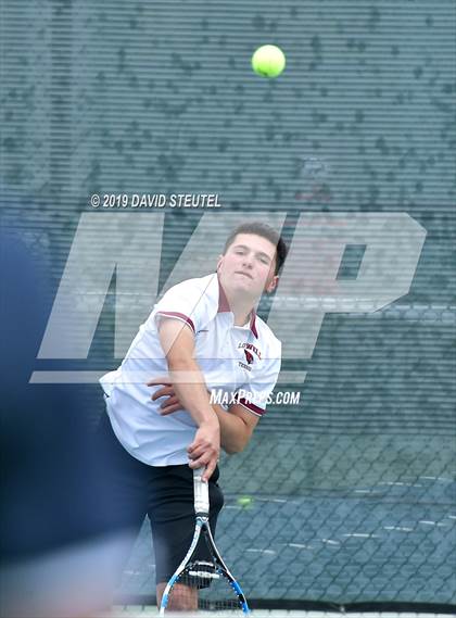 Thumbnail 1 in Menlo School vs. Lowell (CIF NorCal Regional Team Tennis Championships) photogallery.