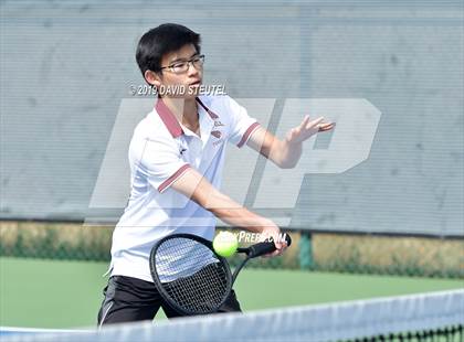 Thumbnail 1 in Menlo School vs. Lowell (CIF NorCal Regional Team Tennis Championships) photogallery.