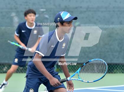 Thumbnail 2 in Menlo School vs. Lowell (CIF NorCal Regional Team Tennis Championships) photogallery.