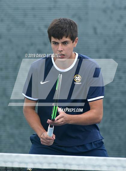 Thumbnail 2 in Menlo School vs. Lowell (CIF NorCal Regional Team Tennis Championships) photogallery.