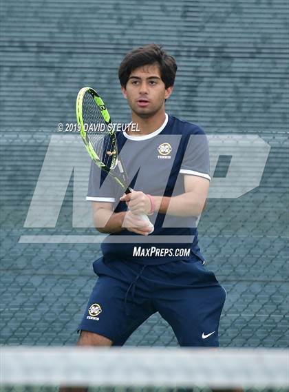 Thumbnail 2 in Menlo School vs. Lowell (CIF NorCal Regional Team Tennis Championships) photogallery.