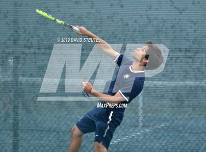 Thumbnail 2 in Menlo School vs. Lowell (CIF NorCal Regional Team Tennis Championships) photogallery.