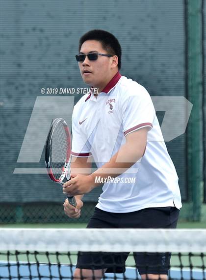 Thumbnail 1 in Menlo School vs. Lowell (CIF NorCal Regional Team Tennis Championships) photogallery.