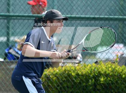 Thumbnail 2 in Menlo School vs. Lowell (CIF NorCal Regional Team Tennis Championships) photogallery.