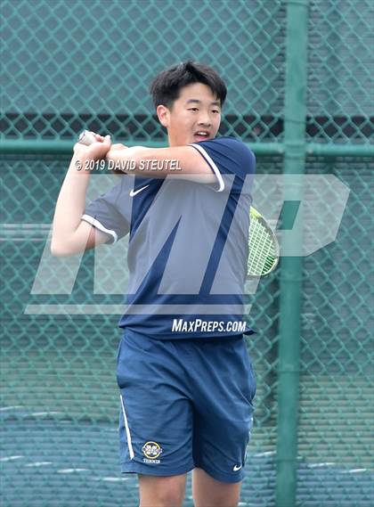 Thumbnail 1 in Menlo School vs. Lowell (CIF NorCal Regional Team Tennis Championships) photogallery.