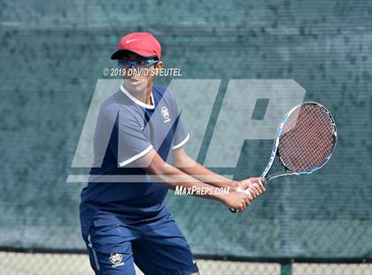 Thumbnail 2 in Menlo School vs. Lowell (CIF NorCal Regional Team Tennis Championships) photogallery.