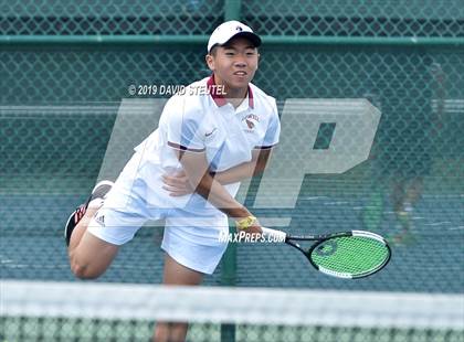 Thumbnail 1 in Menlo School vs. Lowell (CIF NorCal Regional Team Tennis Championships) photogallery.