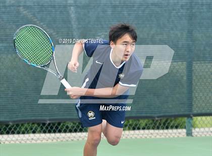 Thumbnail 2 in Menlo School vs. Lowell (CIF NorCal Regional Team Tennis Championships) photogallery.