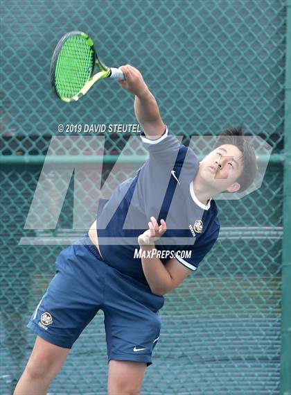 Thumbnail 2 in Menlo School vs. Lowell (CIF NorCal Regional Team Tennis Championships) photogallery.