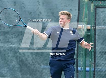 Thumbnail 2 in Menlo School vs. Lowell (CIF NorCal Regional Team Tennis Championships) photogallery.