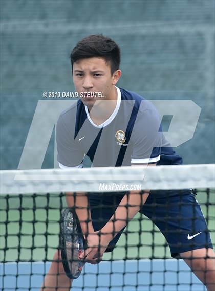 Thumbnail 1 in Menlo School vs. Lowell (CIF NorCal Regional Team Tennis Championships) photogallery.