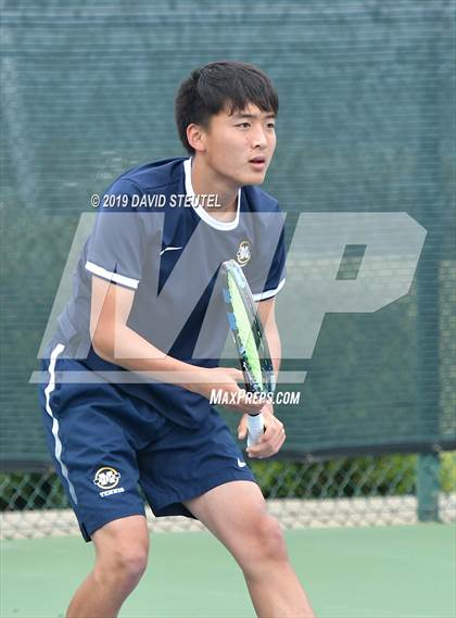 Thumbnail 3 in Menlo School vs. Lowell (CIF NorCal Regional Team Tennis Championships) photogallery.