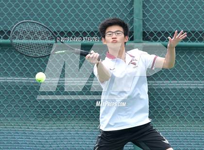 Thumbnail 1 in Menlo School vs. Lowell (CIF NorCal Regional Team Tennis Championships) photogallery.