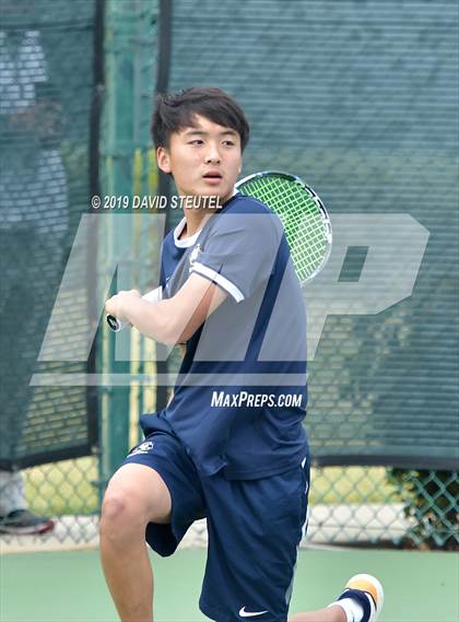 Thumbnail 2 in Menlo School vs. Lowell (CIF NorCal Regional Team Tennis Championships) photogallery.