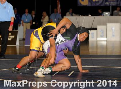 Thumbnail 3 in CIF State Girls Wrestling Championships (Finals) photogallery.