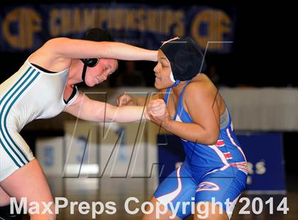 Thumbnail 3 in CIF State Girls Wrestling Championships (Finals) photogallery.