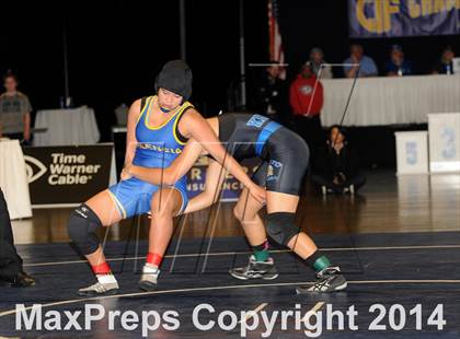 Thumbnail 3 in CIF State Girls Wrestling Championships (Finals) photogallery.