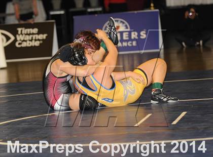 Thumbnail 2 in CIF State Girls Wrestling Championships (Finals) photogallery.