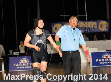 Thumbnail 3 in CIF State Girls Wrestling Championships (Finals) photogallery.