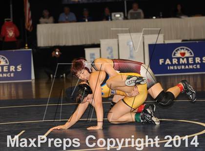 Thumbnail 2 in CIF State Girls Wrestling Championships (Finals) photogallery.