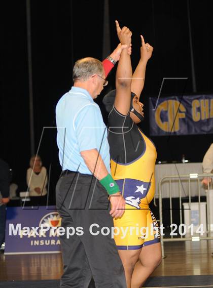 Thumbnail 3 in CIF State Girls Wrestling Championships (Finals) photogallery.