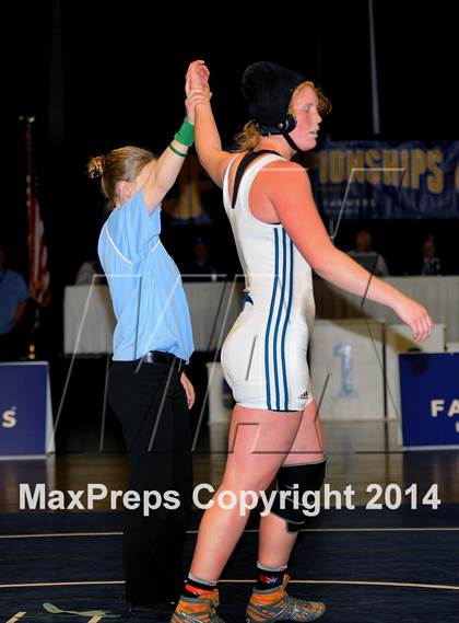 Thumbnail 2 in CIF State Girls Wrestling Championships (Finals) photogallery.