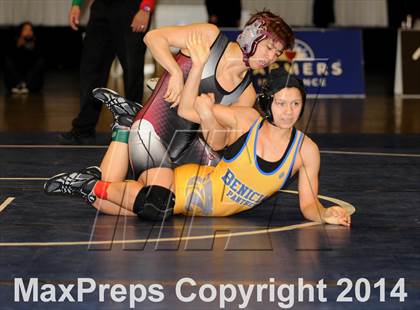 Thumbnail 3 in CIF State Girls Wrestling Championships (Finals) photogallery.