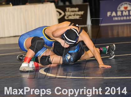 Thumbnail 1 in CIF State Girls Wrestling Championships (Finals) photogallery.