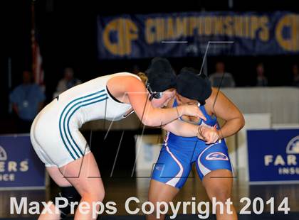 Thumbnail 2 in CIF State Girls Wrestling Championships (Finals) photogallery.