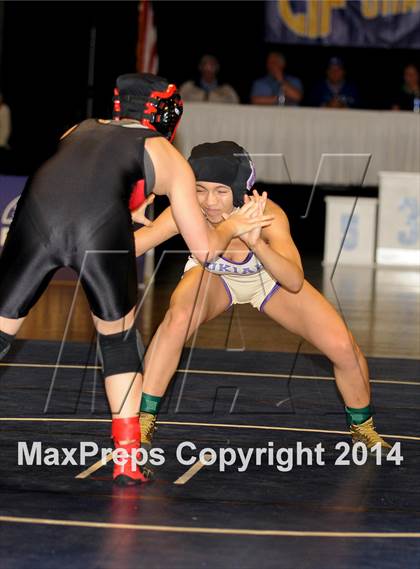 Thumbnail 3 in CIF State Girls Wrestling Championships (Finals) photogallery.