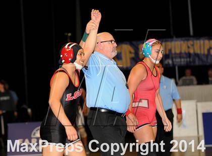 Thumbnail 2 in CIF State Girls Wrestling Championships (Finals) photogallery.