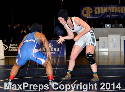 Thumbnail 1 in CIF State Girls Wrestling Championships (Finals) photogallery.