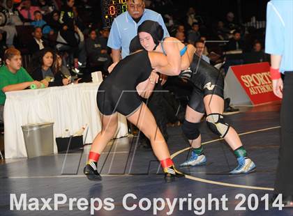 Thumbnail 2 in CIF State Girls Wrestling Championships (Finals) photogallery.