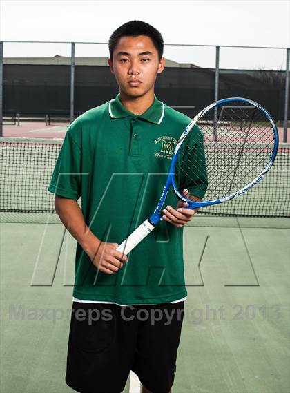 Thumbnail 2 in Monterey Trail Boys Tennis Team and Individual Photos photogallery.